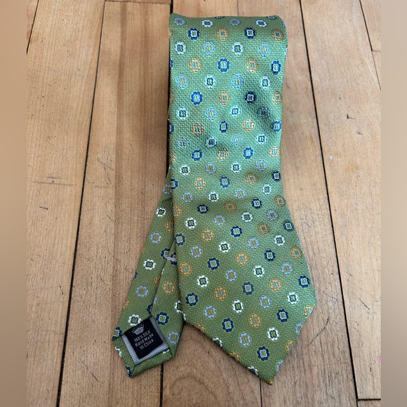 Countess Mara Men's Tie VTG Multicolor Abstract Silk Necktie - Picture 2 of 3